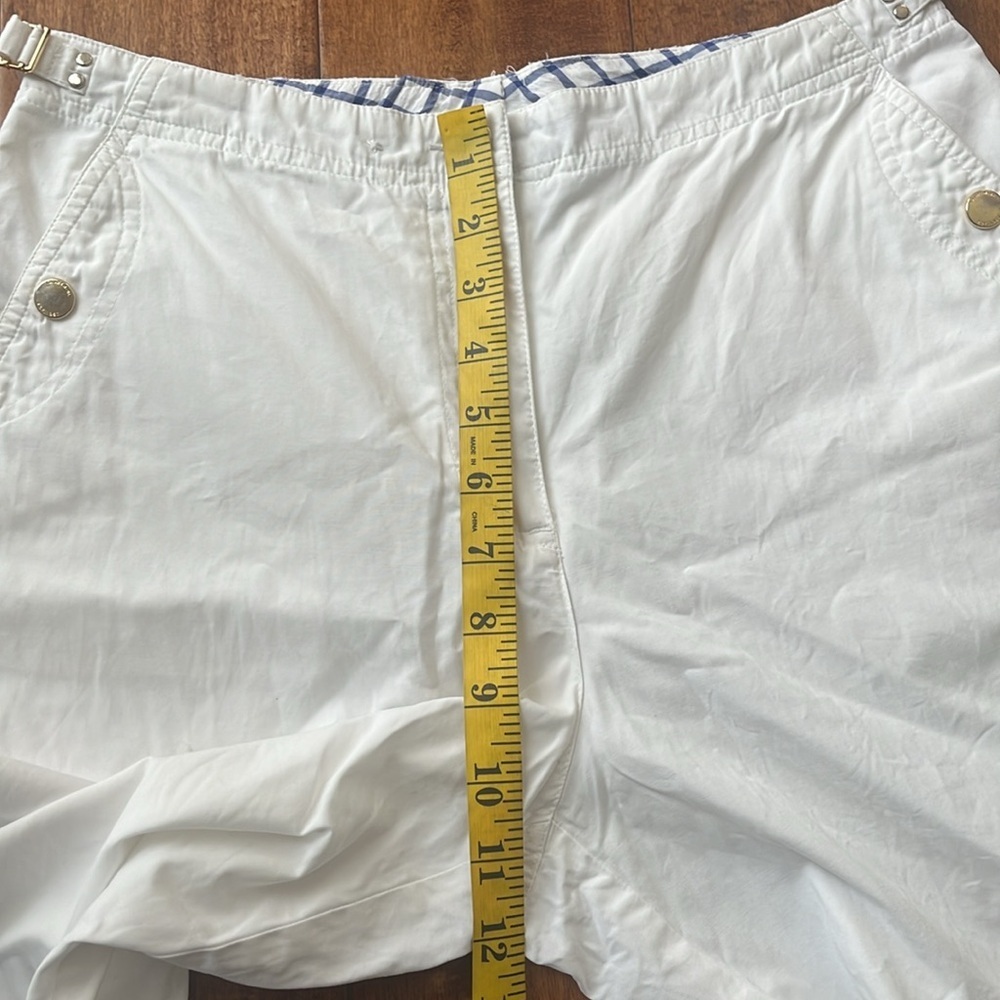 Vintage Lauren Ralph Lauren White Bermuda Buckle Short - Picture 5 of 11